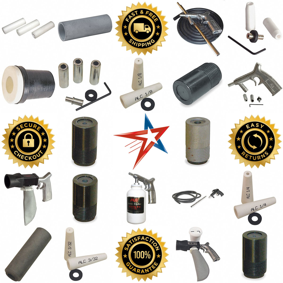 Millions of Products A selection of Abrasive Blasting Guns and Nozzles products on GoVets