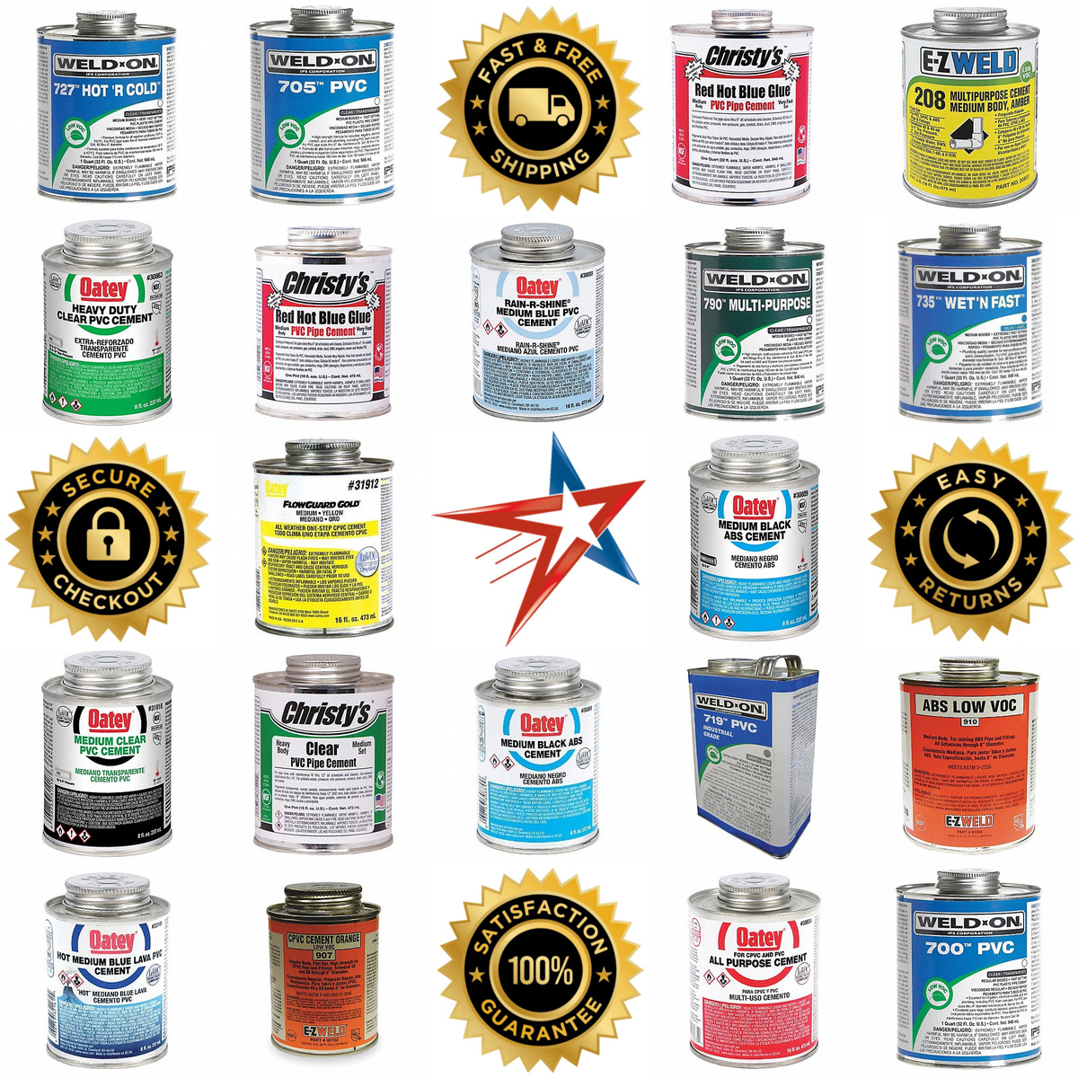 Millions of Products A selection of Pipe Cements and Cleaners products on GoVets