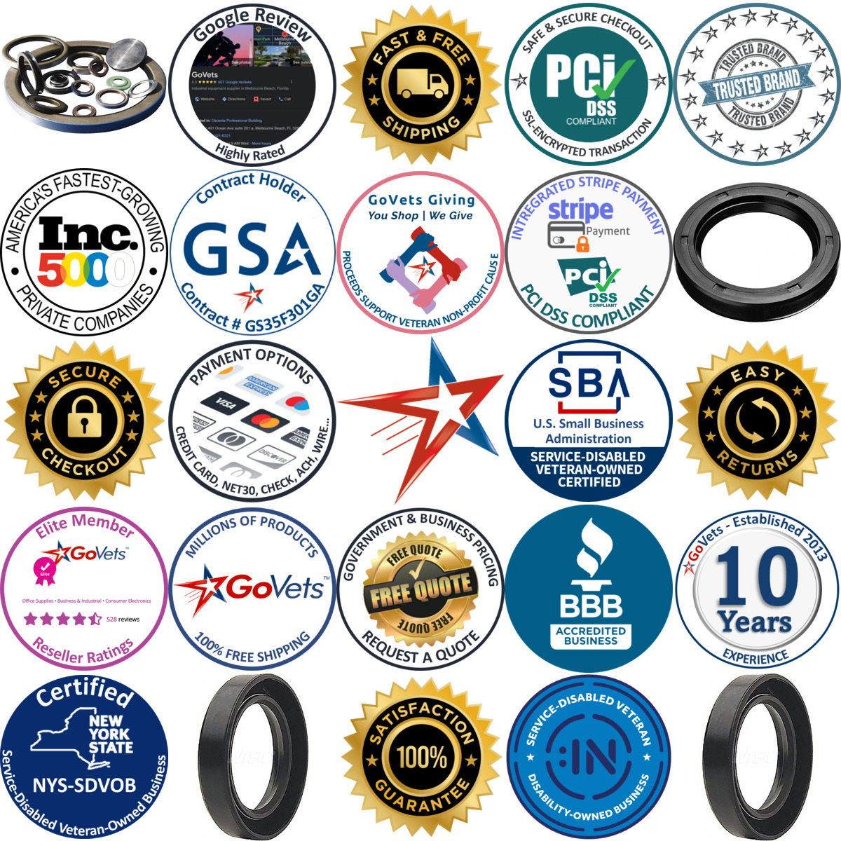 Millions of Products A selection of Automotive Shaft Seals products on GoVets