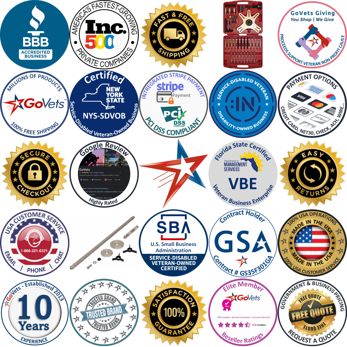 Millions of Products A selection of Oem Tools products on GoVets