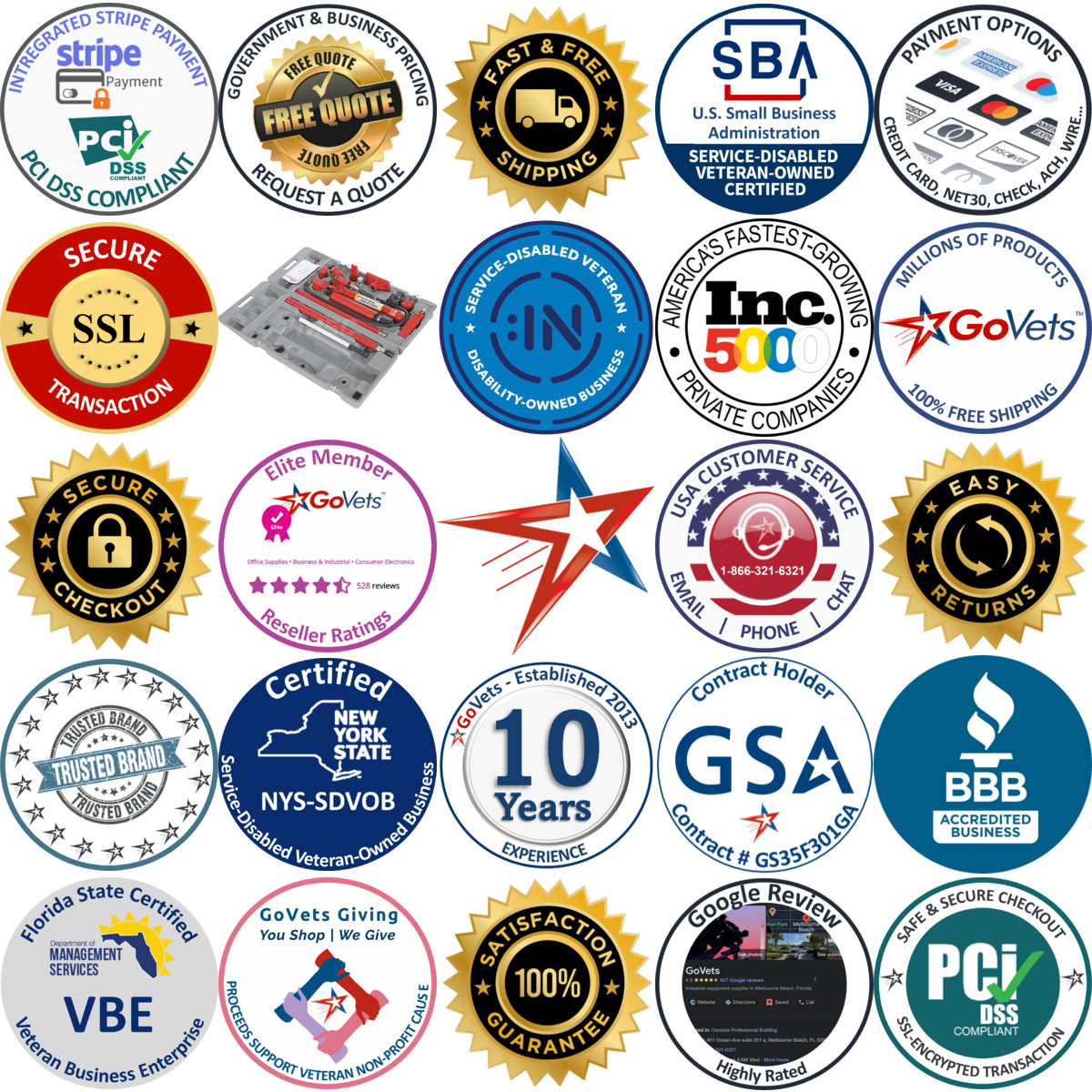 Millions of Products A selection of Vestil products on GoVets