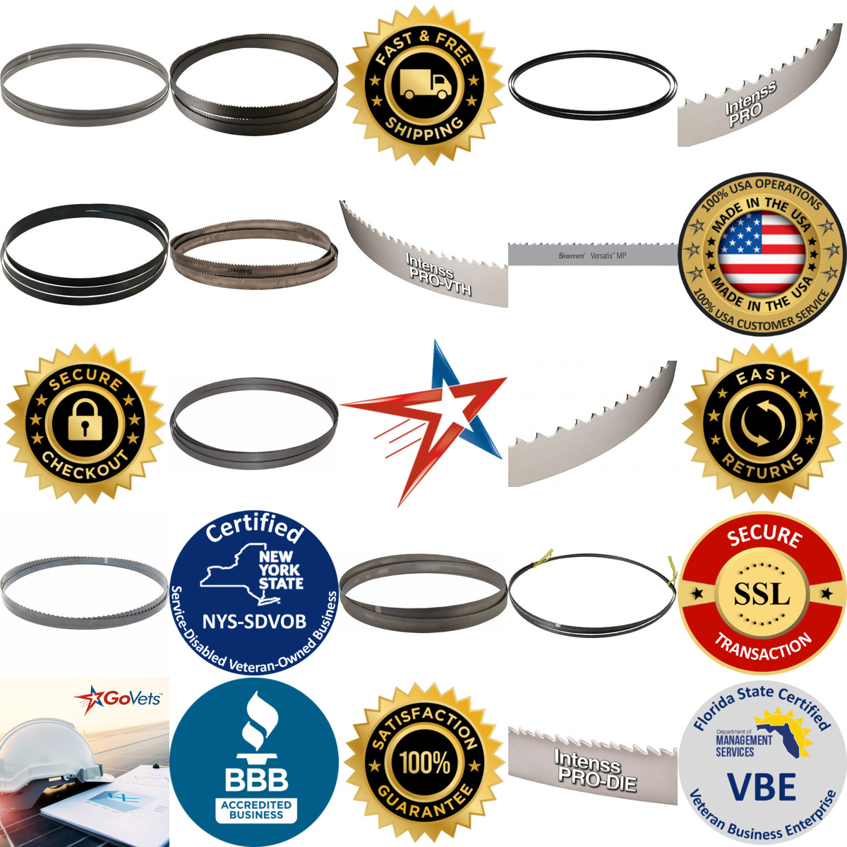 Millions of Products A selection of Starrett products on GoVets