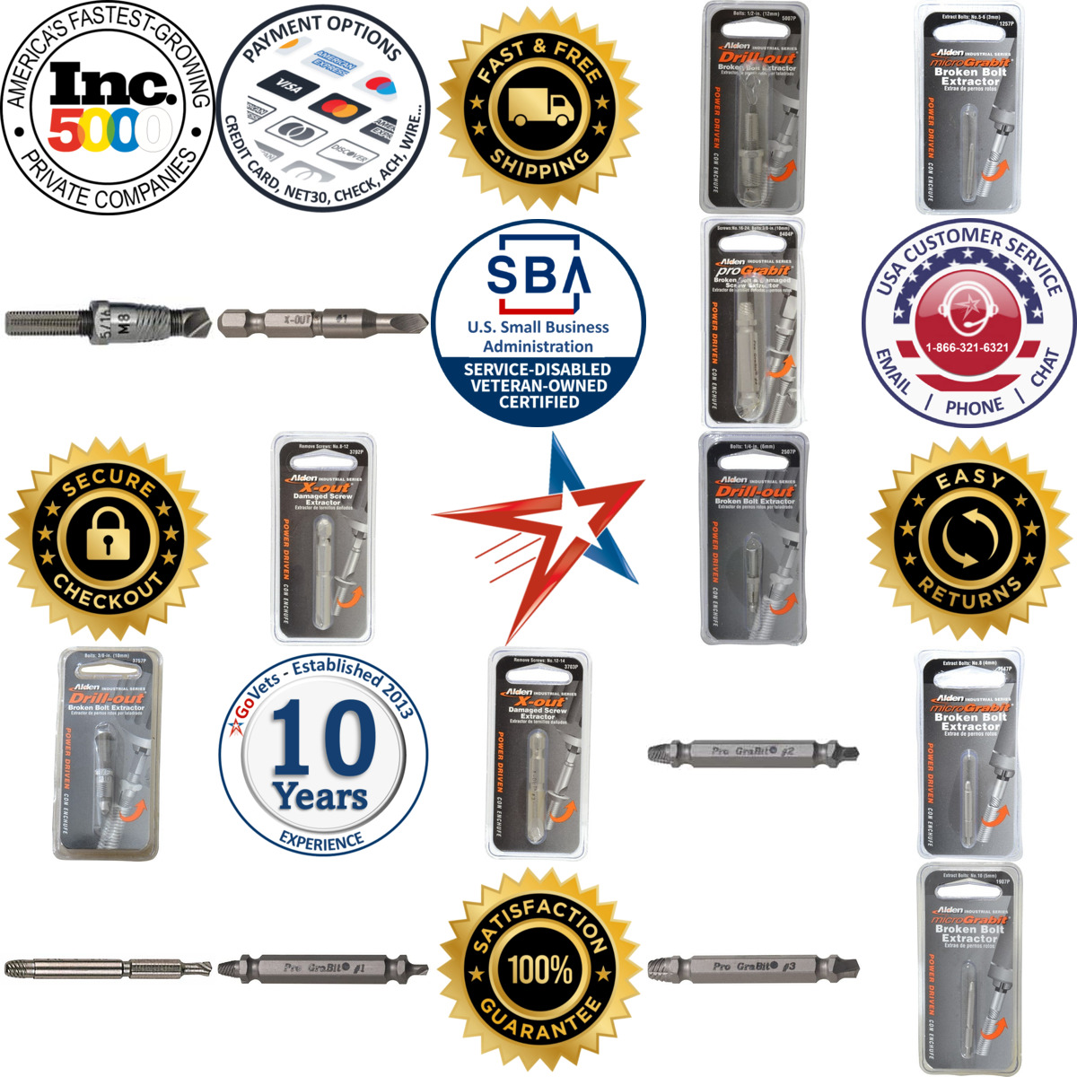 Millions of Products A selection of Alden products on GoVets