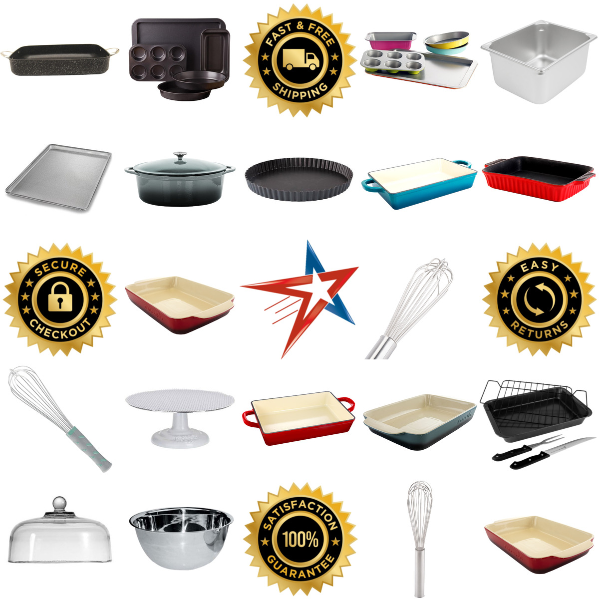 Millions of Products A selection of Bakeware products on GoVets