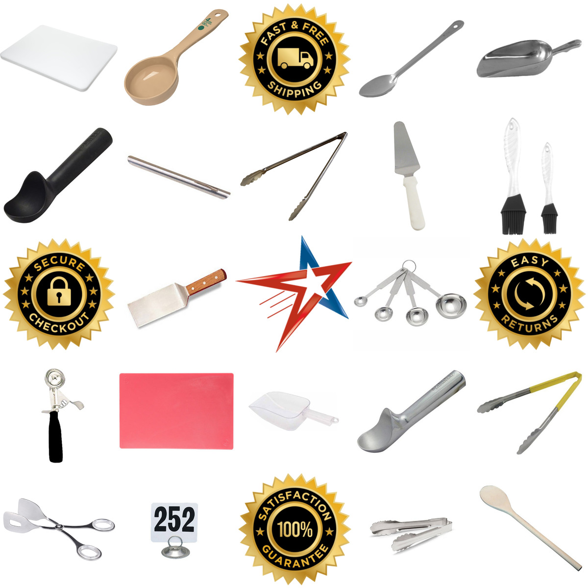 Millions of Products A selection of Cooking Utensils products on GoVets