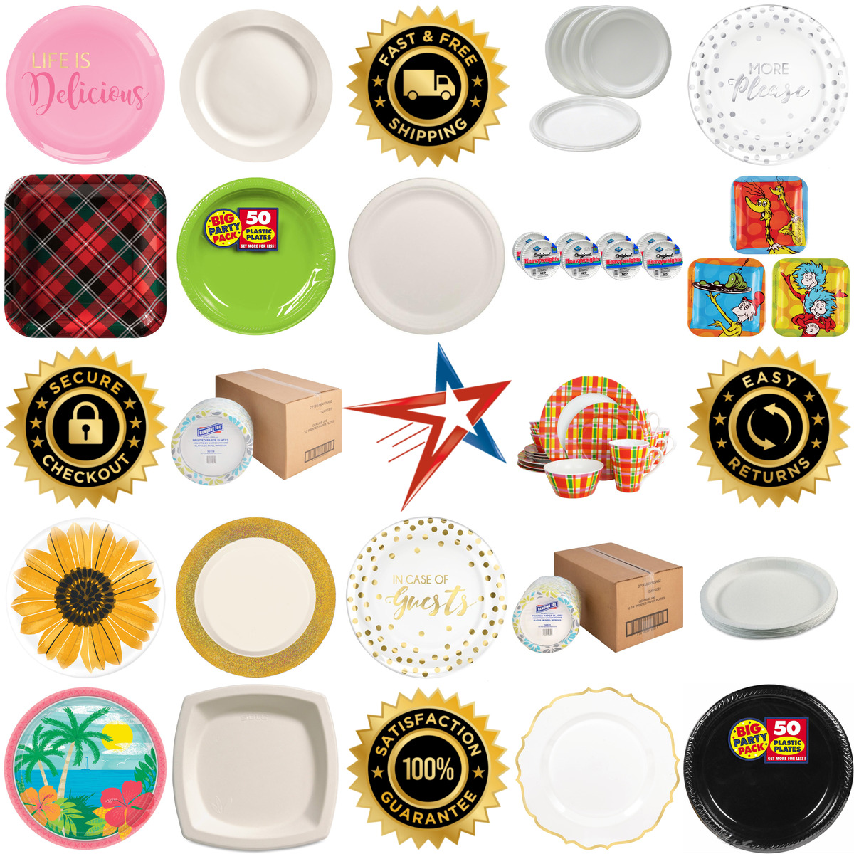 Millions of Products A selection of Plates products on GoVets