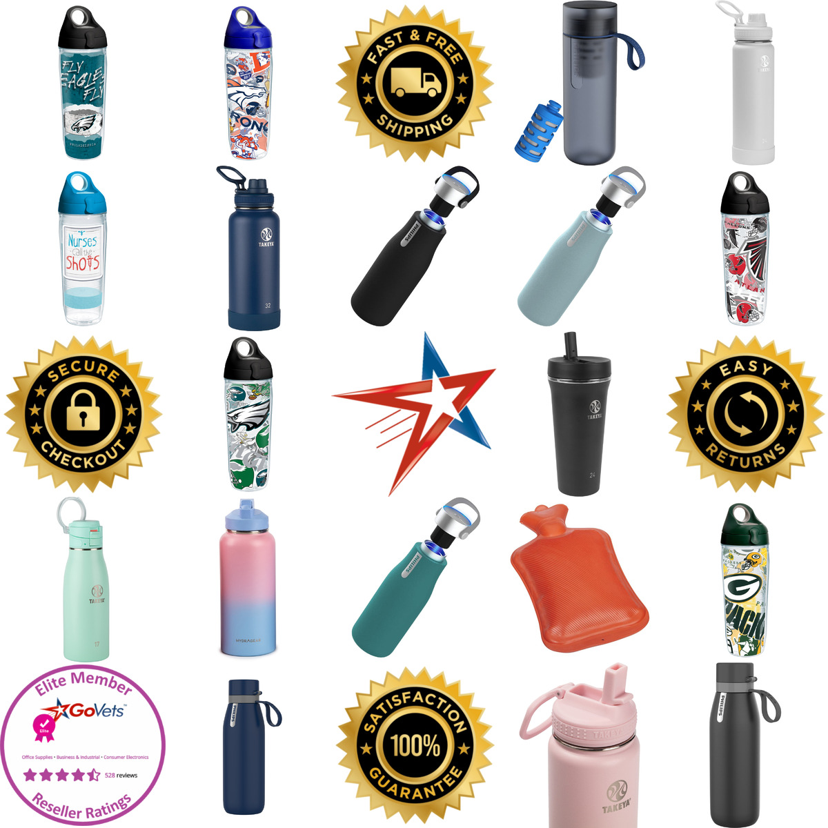 Millions of Products A selection of Water Bottles products on GoVets