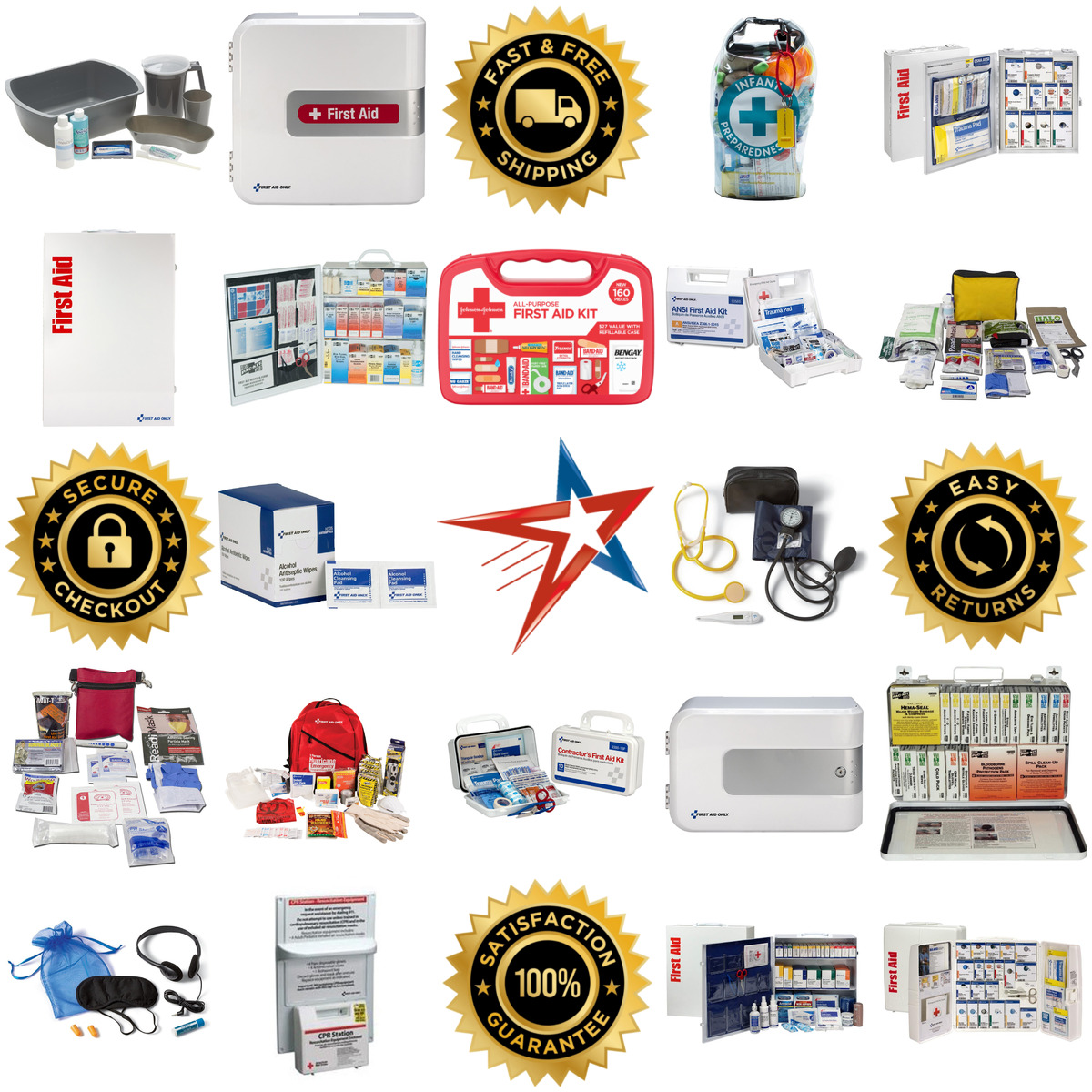 Millions of Products A selection of First Aid Kits products on GoVets