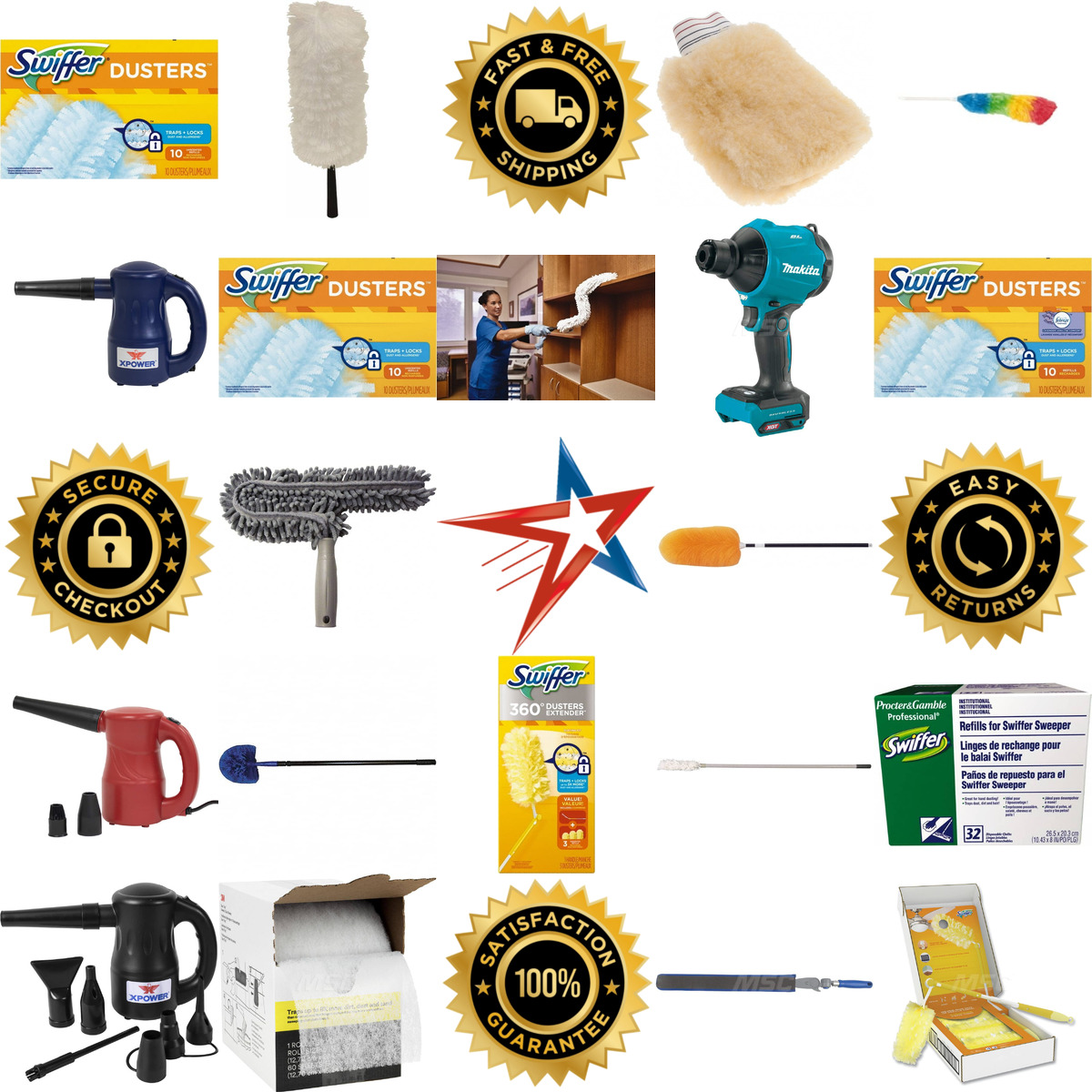 Millions of Products A selection of Dusters products on GoVets