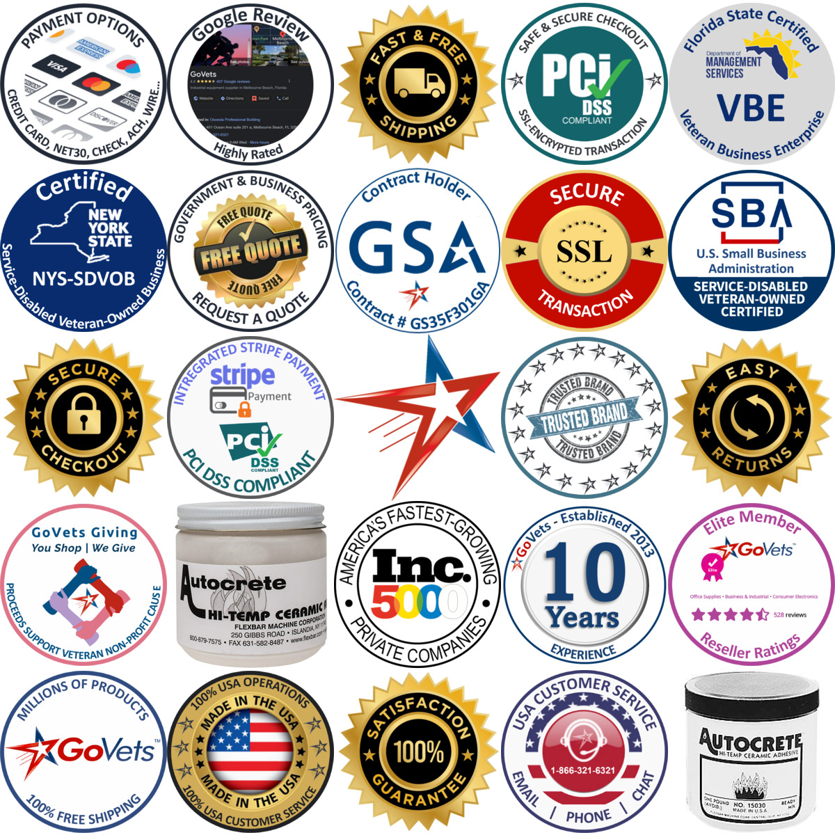 A selection of Flexbar products on GoVets