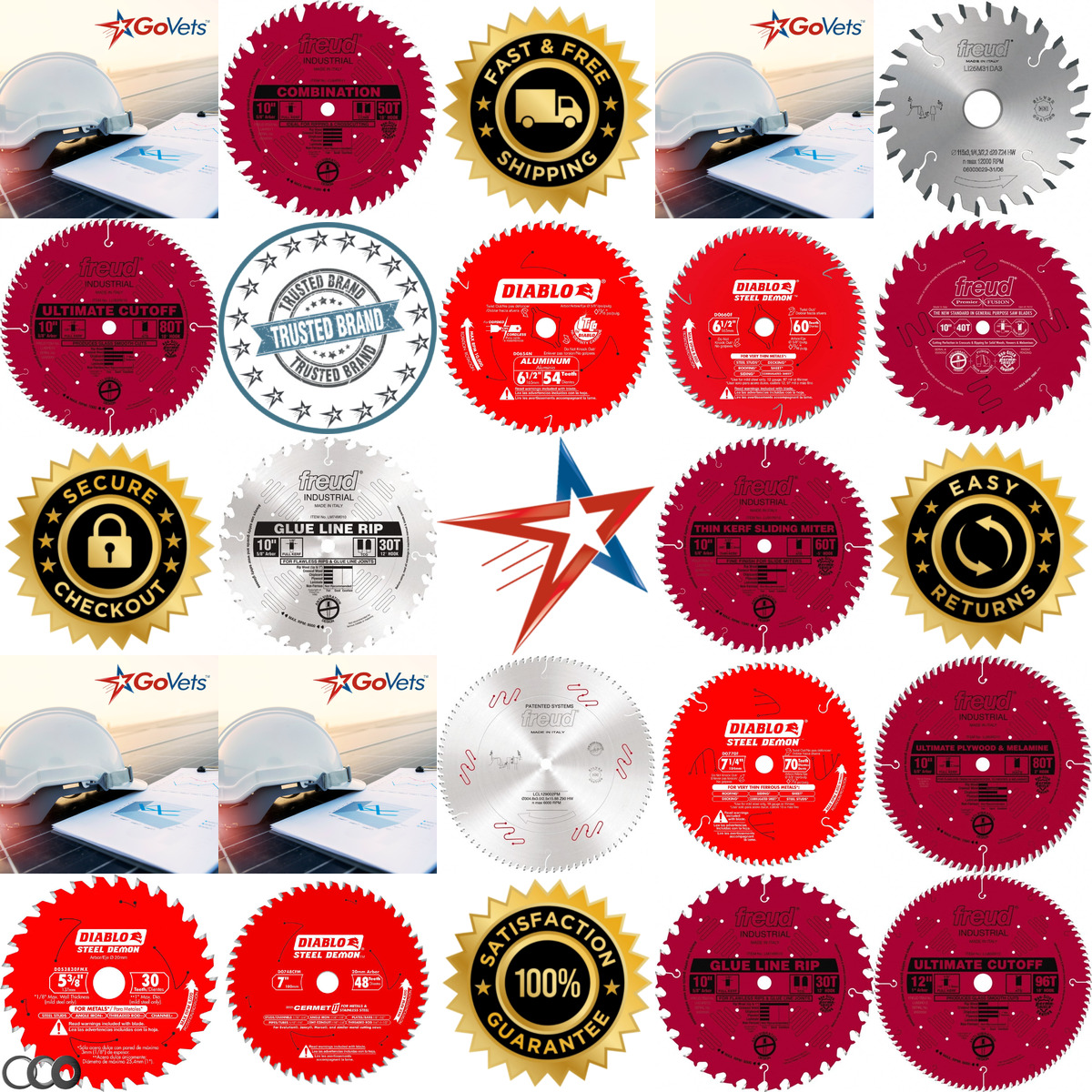 A selection of Freud products on GoVets