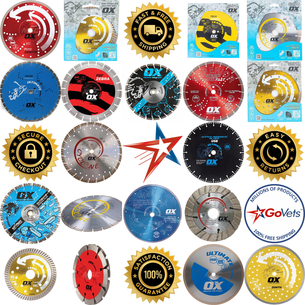 Millions of Products A selection of ox Tools products on GoVets