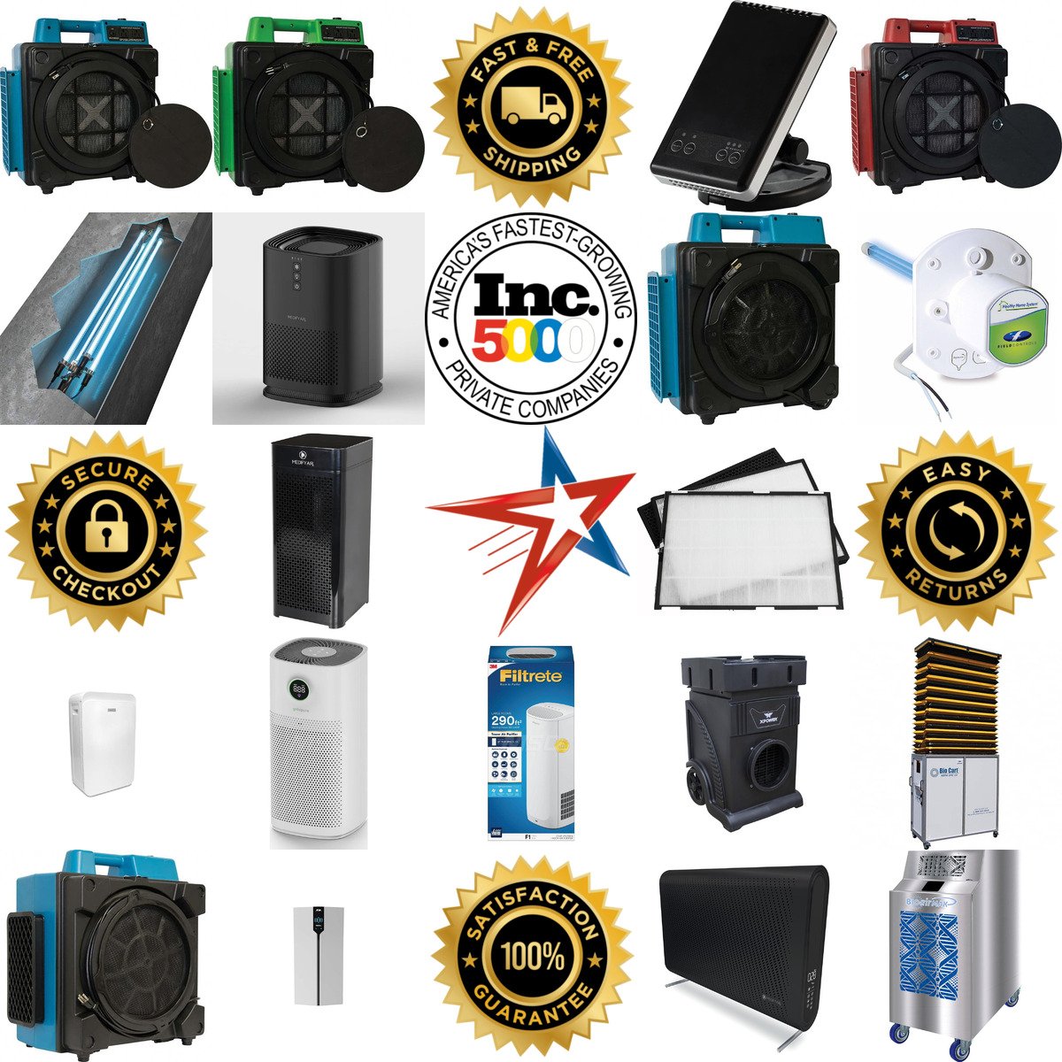 Millions of Products A selection of Self Contained Electronic Air Cleaners products on GoVets
