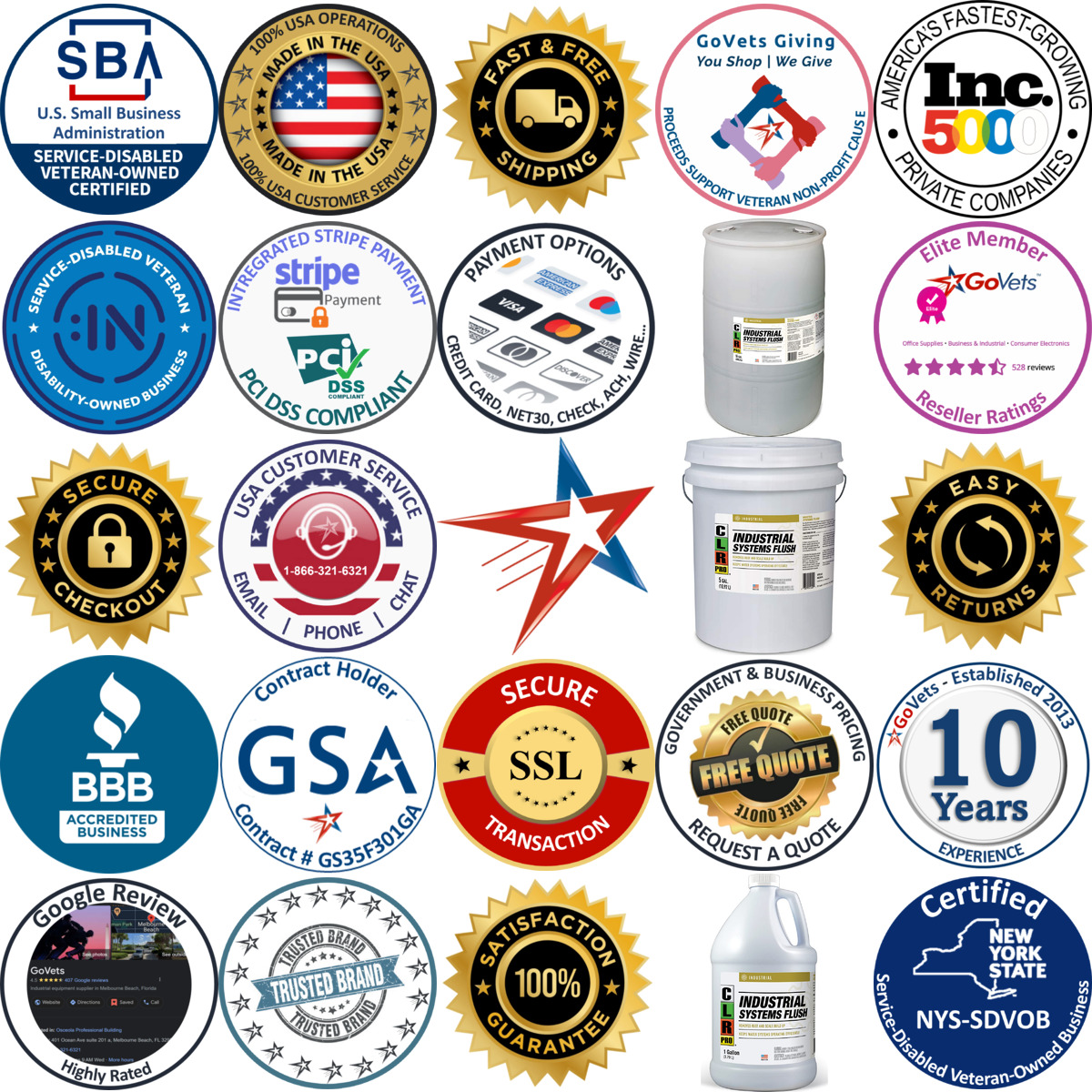 Millions of Products A selection of Clr Pro products on GoVets