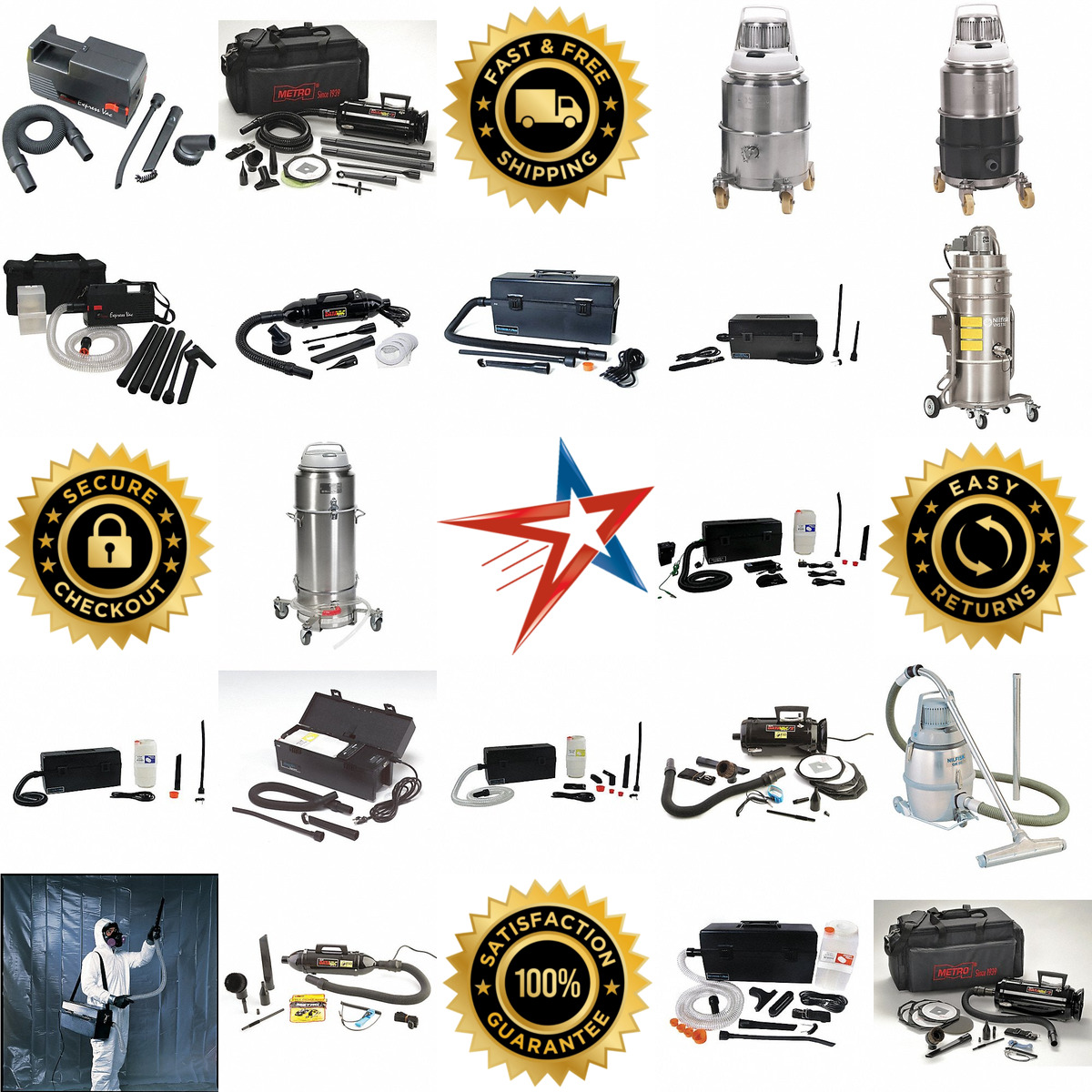 Millions of Products A selection of Critical Area Vacuums products on GoVets