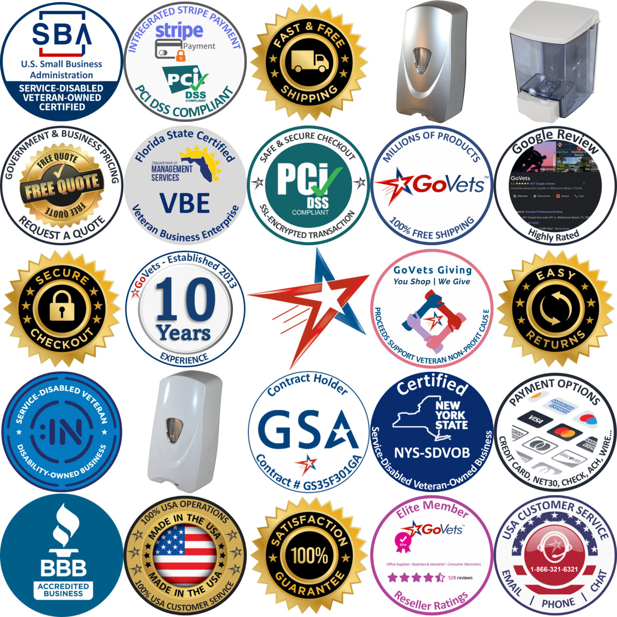 Millions of Products A selection of Impact Products inc. products on GoVets
