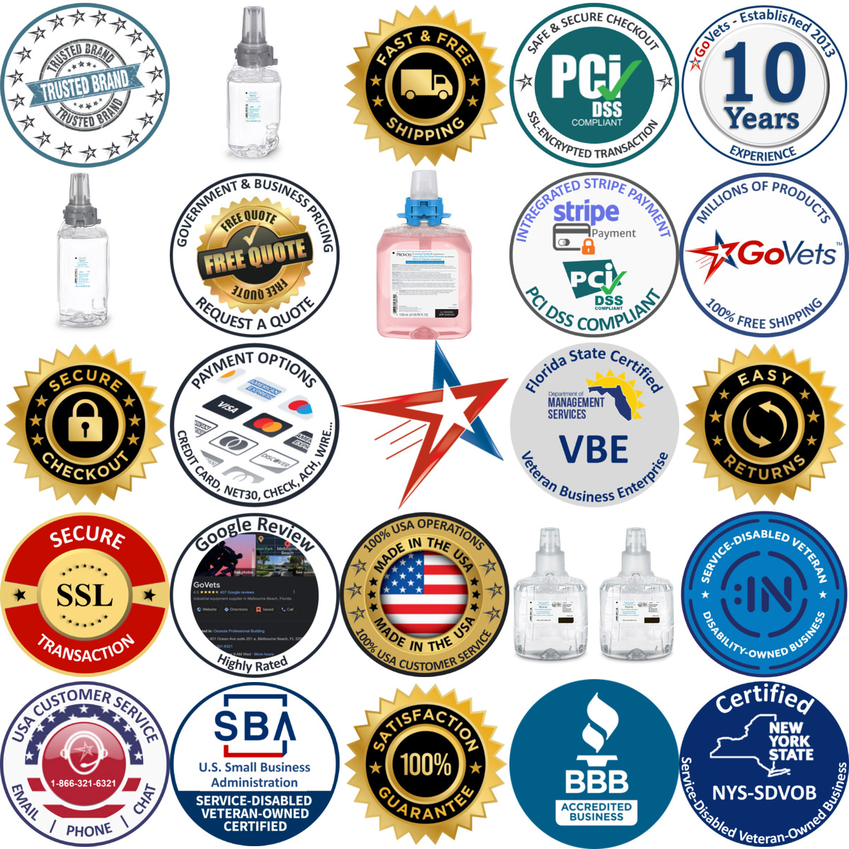 Millions of Products A selection of Provon products on GoVets