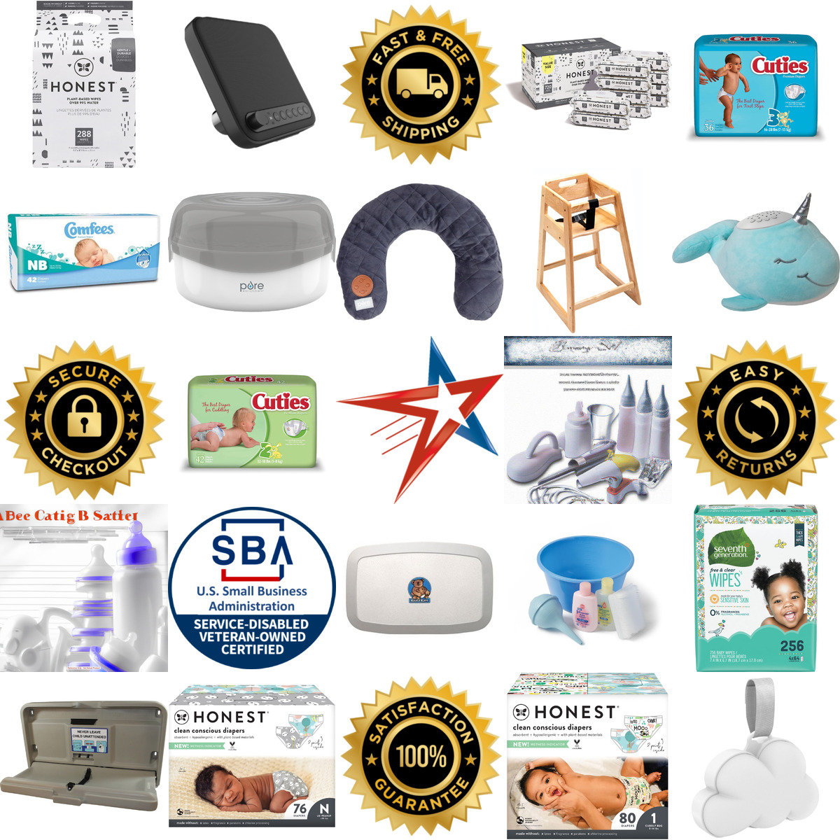 Millions of Products A selection of Baby Supplies products on GoVets