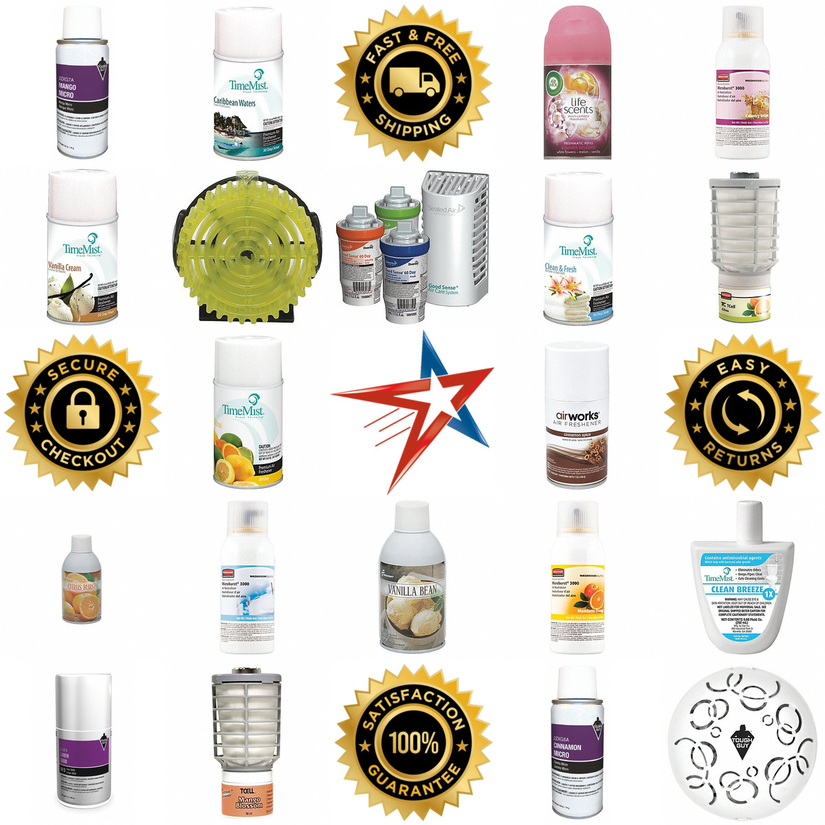 Millions of Products A selection of Air Freshener Refills products on GoVets
