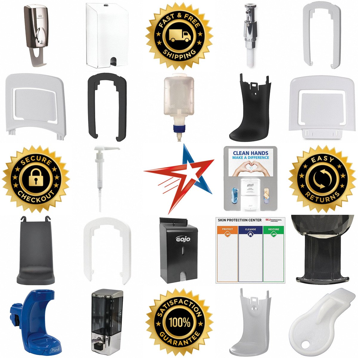 Millions of Products A selection of Soap Lotion Dispenser Accessories products on GoVets