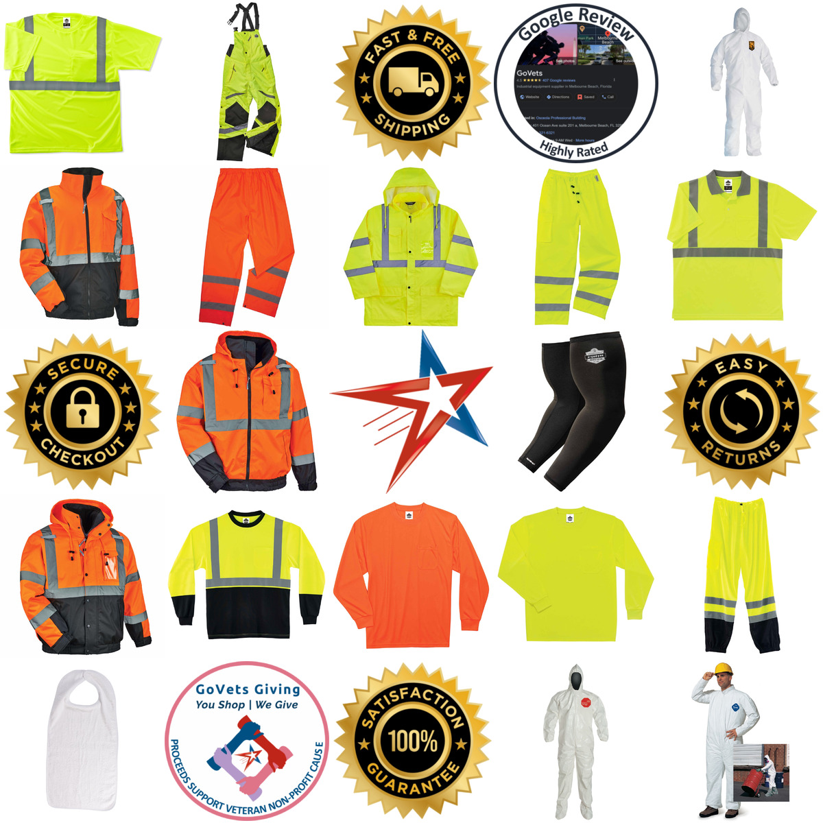 Millions of Products A selection of Clothing Protection and Workwear products on GoVets