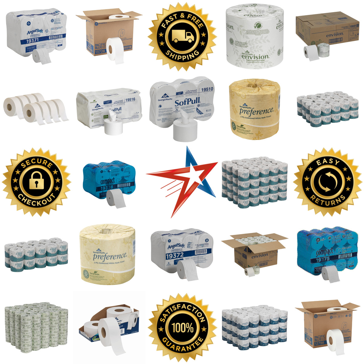 Millions of Products A selection of Georgia Pacific Corporation products on GoVets