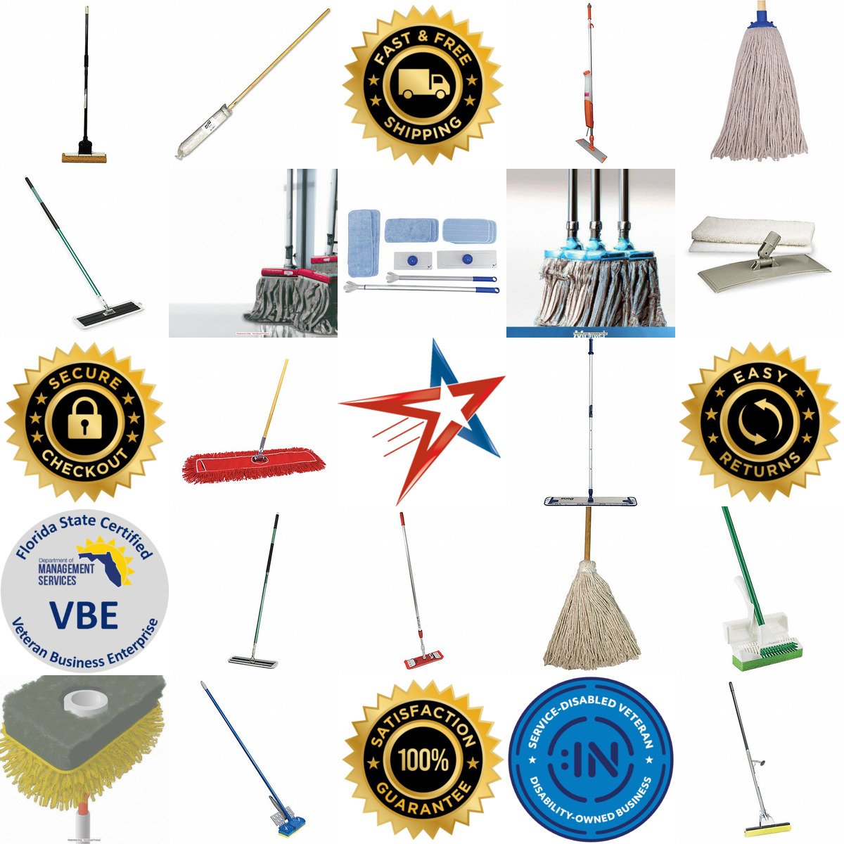 Millions of Products A selection of Mops products on GoVets