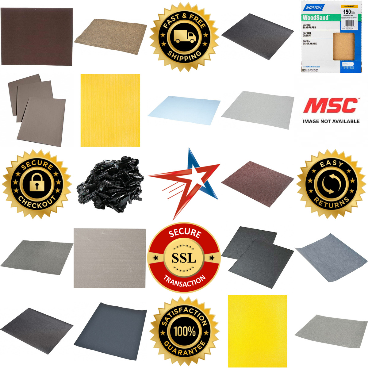 Millions of Products A selection of Sanding Sheets products on GoVets