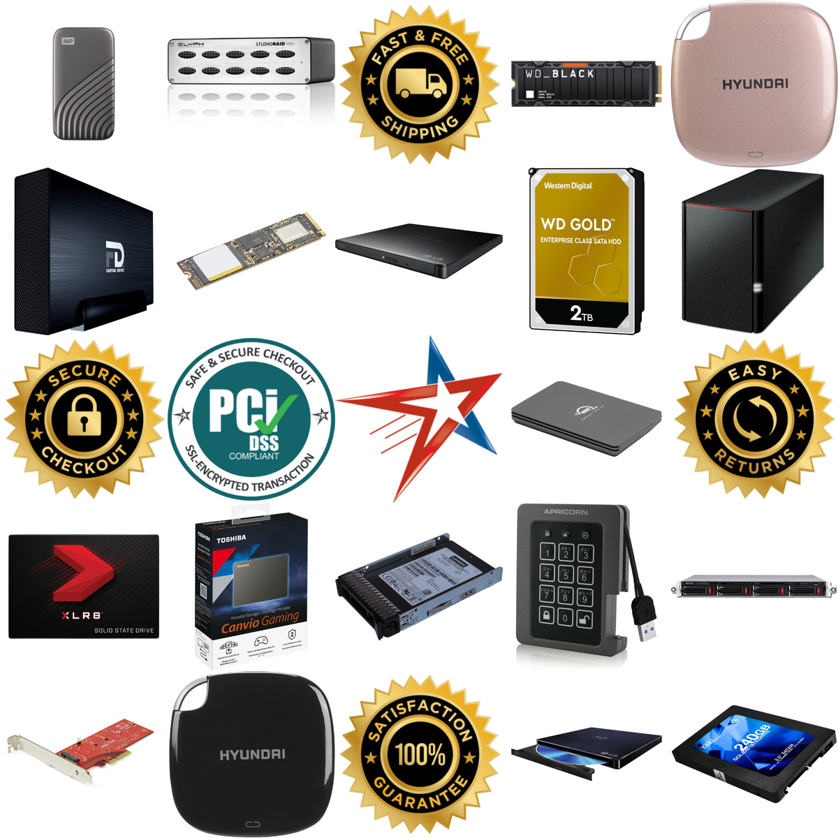 Millions of Products A selection of Hard Drives products on GoVets