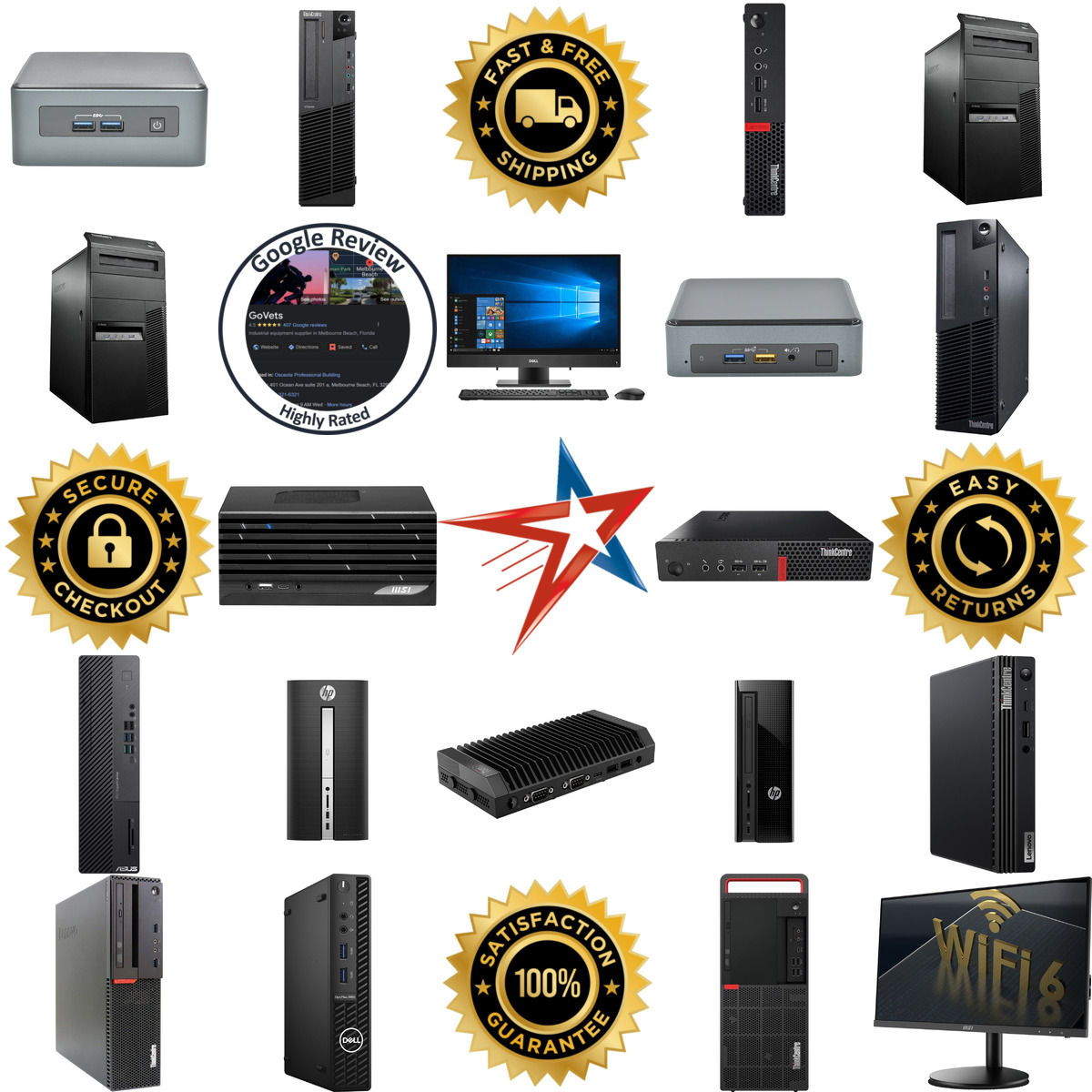 Millions of Products A selection of Business Desktops products on GoVets