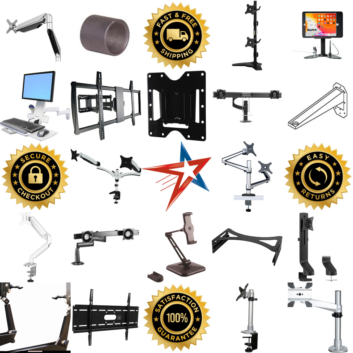Millions of Products A selection of Monitor Mounts and Arms products on GoVets