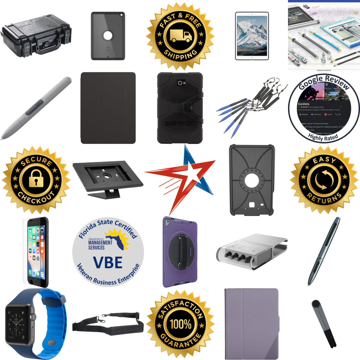 Millions of Products A selection of Tablet Accessories products on GoVets