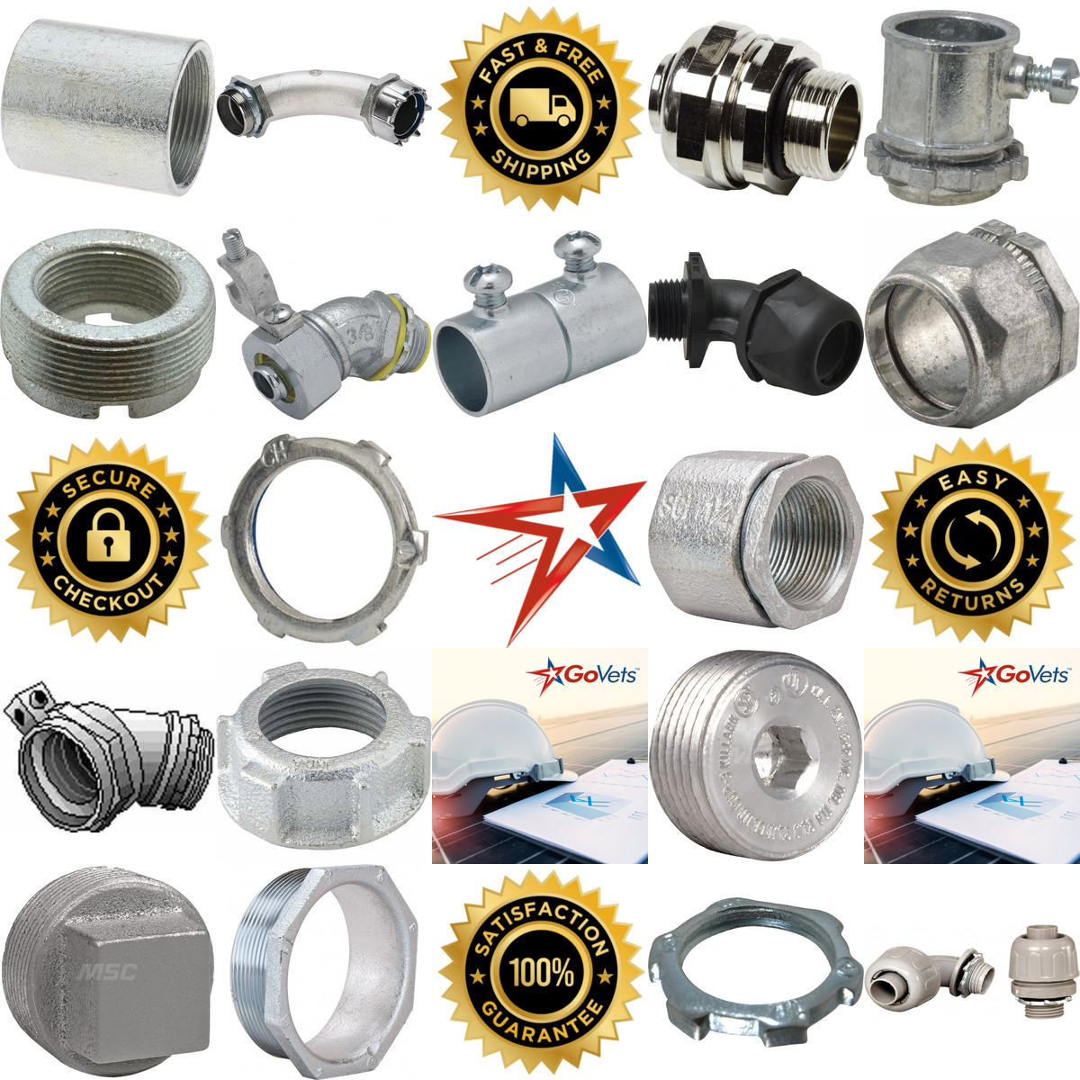 Millions of Products A selection of Conduit Fittings products on GoVets