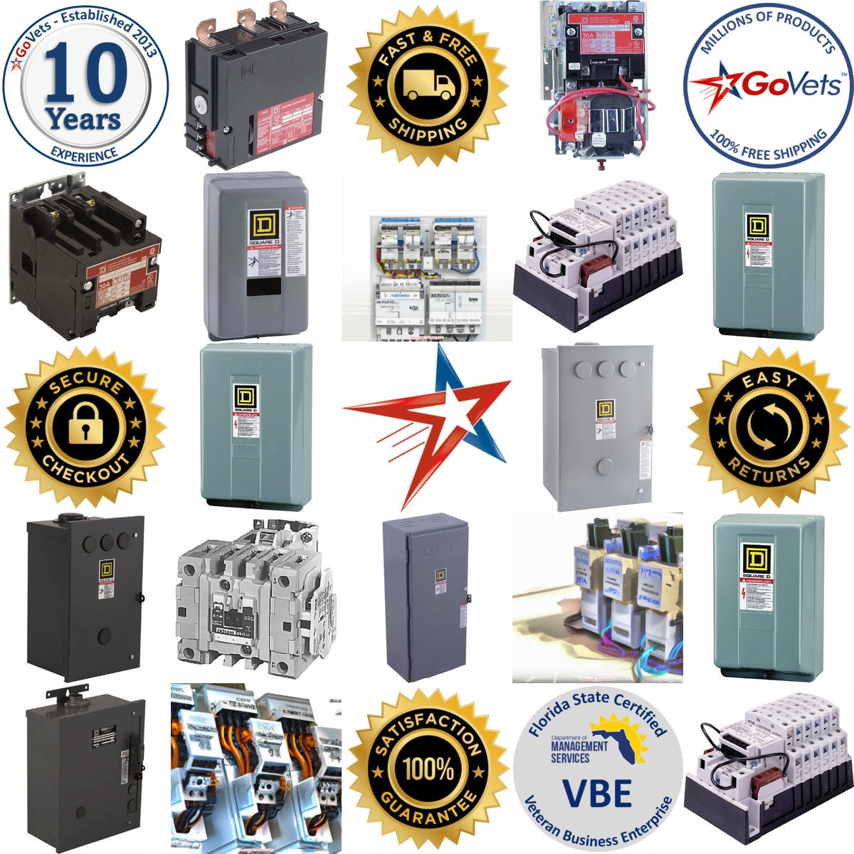 Millions of Products A selection of Lighting Contactors products on GoVets