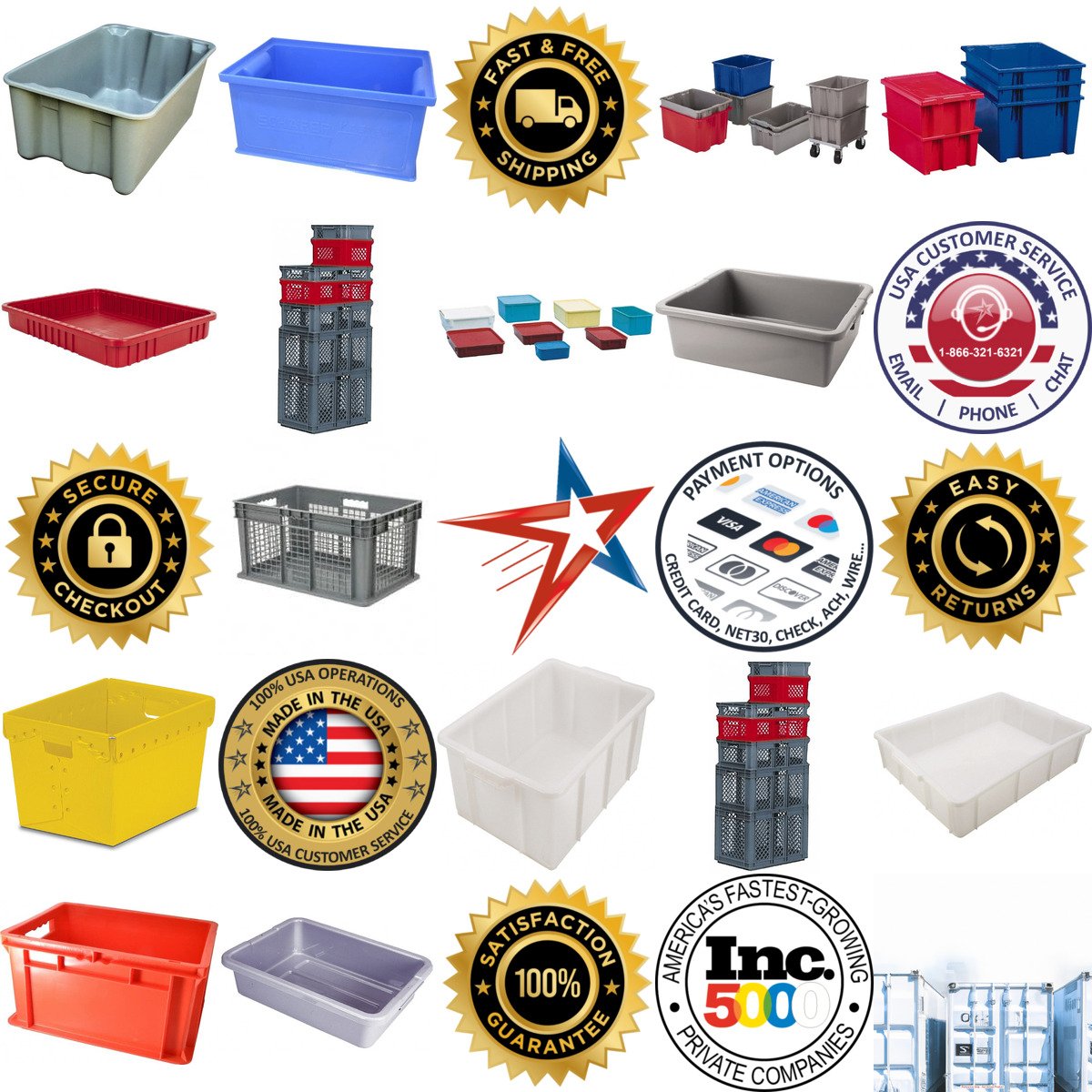 Millions of Products A selection of Totes and Storage Containers products on GoVets