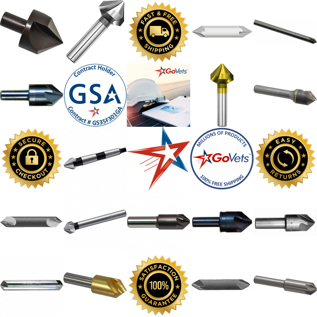Millions of Products A selection of Countersinks products on GoVets