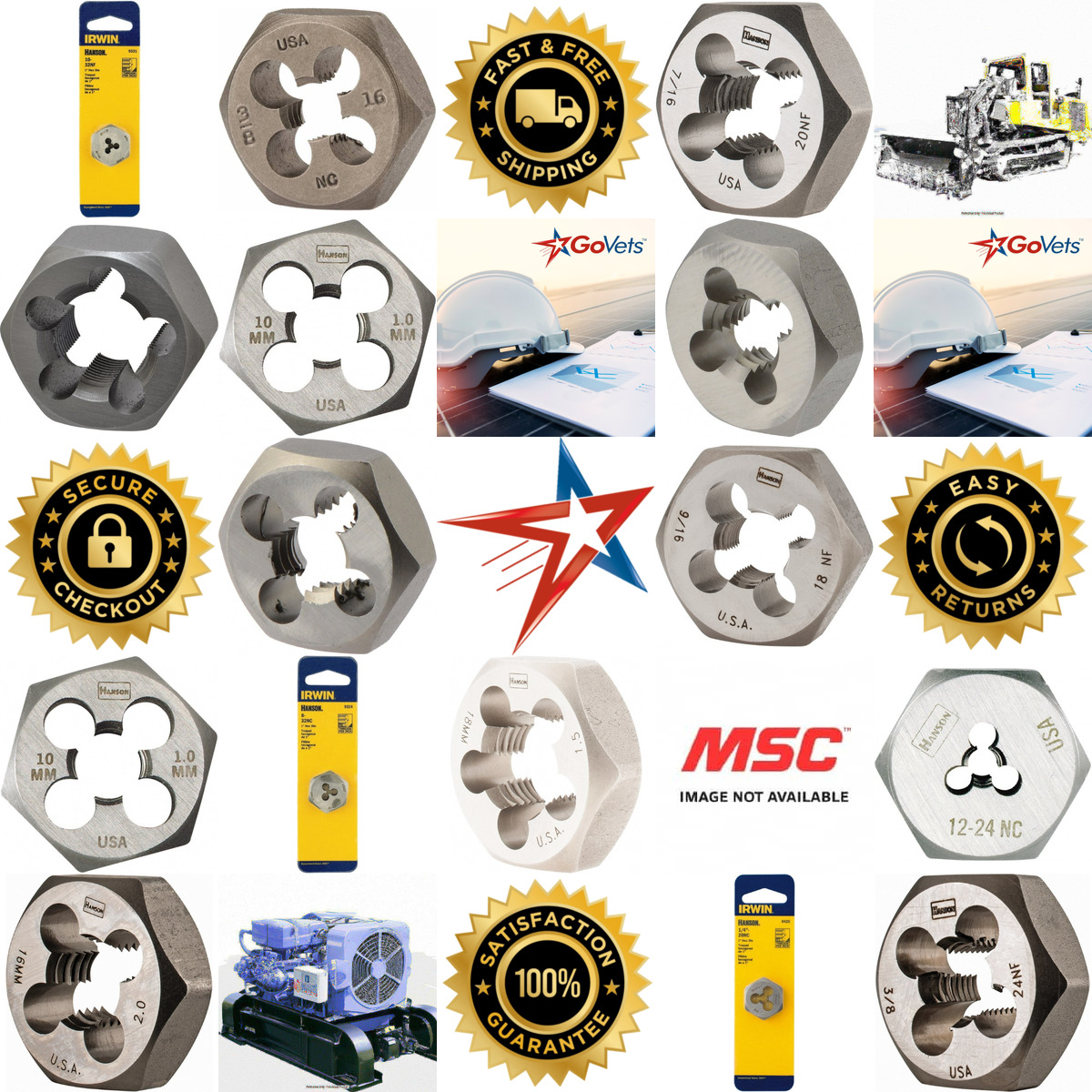 A selection of Irwin products on GoVets