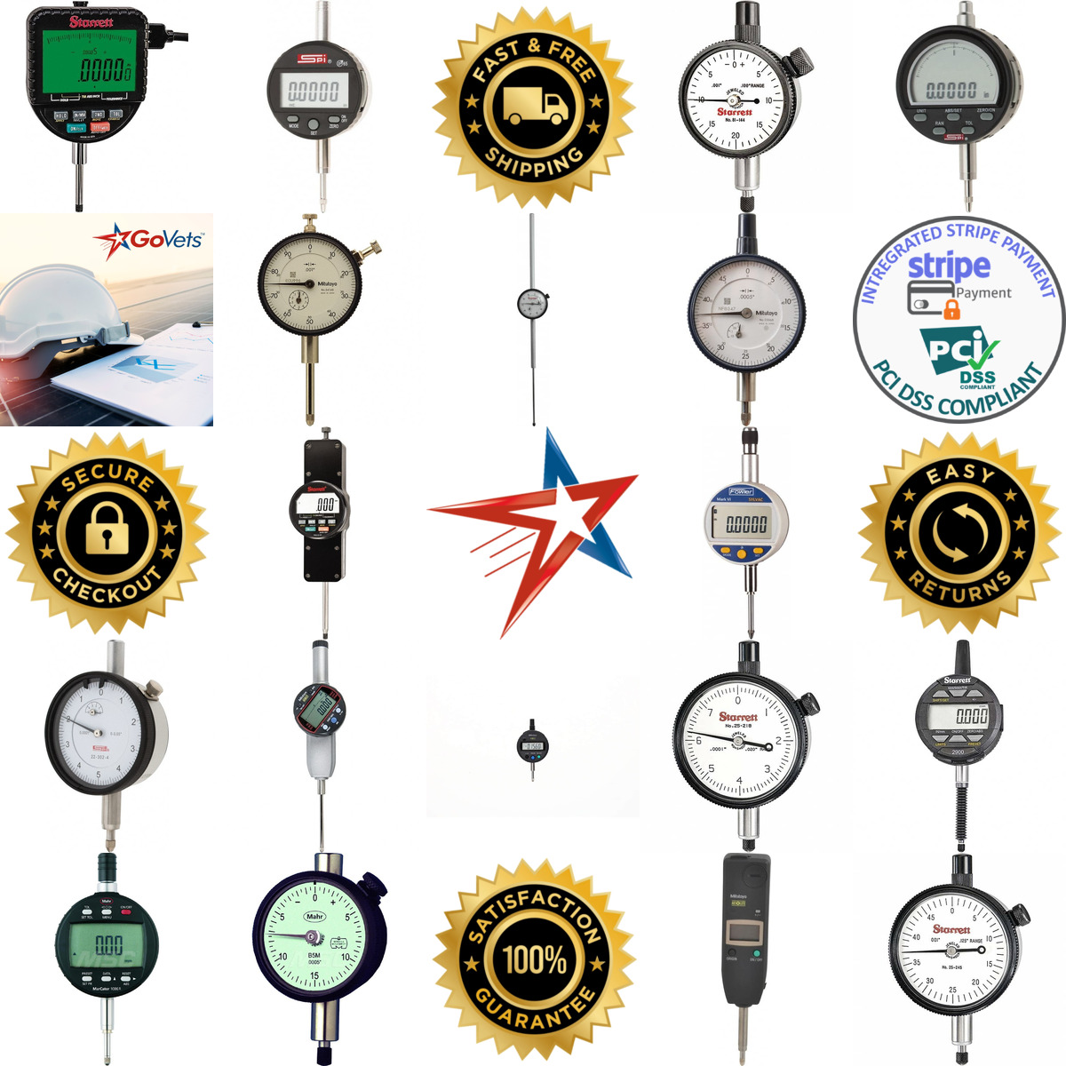 Millions of Products A selection of Drop Indicators products on GoVets