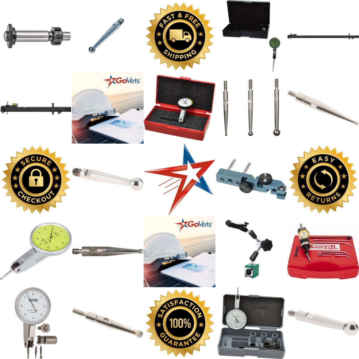 Millions of Products A selection of Test Indicators and Accessories products on GoVets