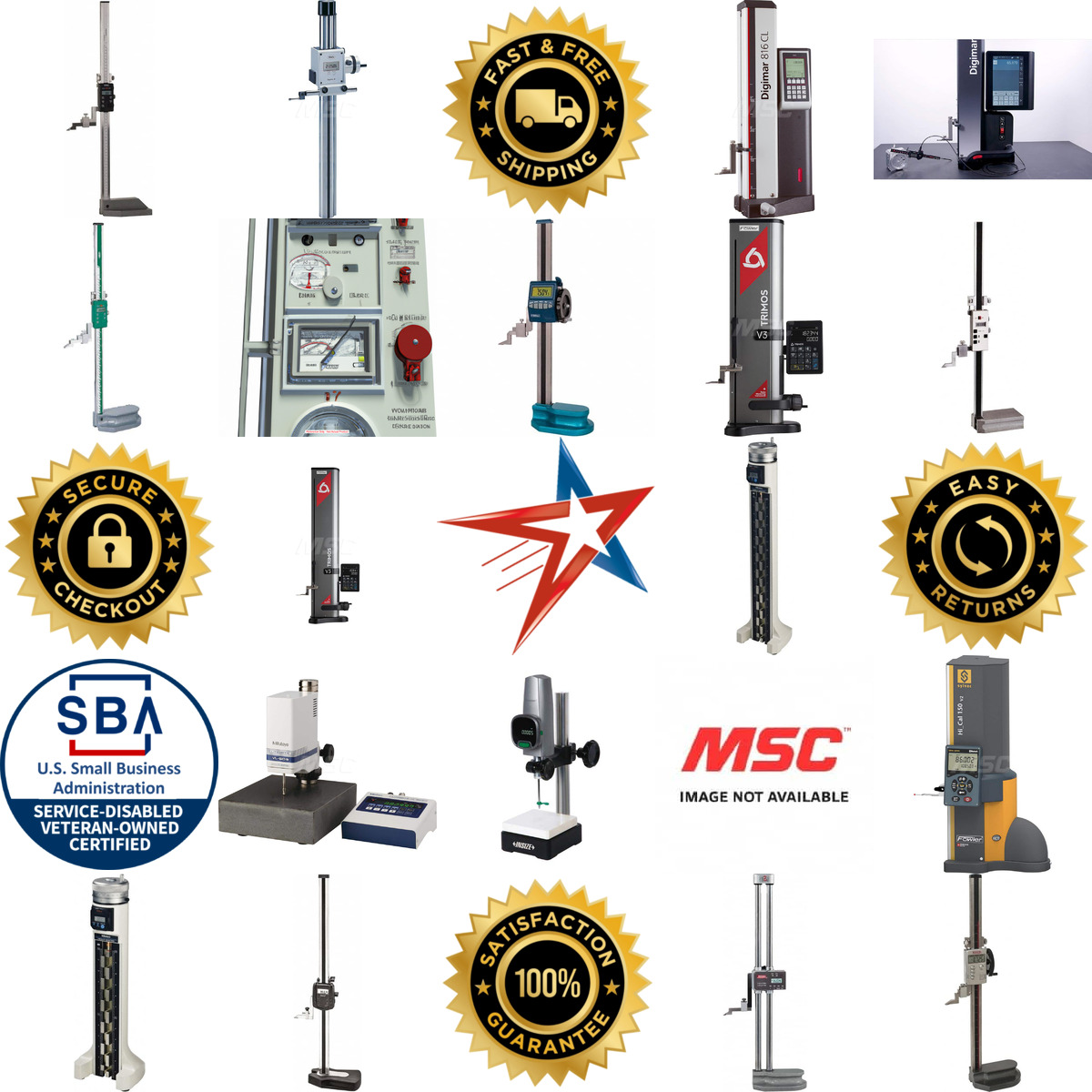 Millions of Products A selection of Electronic Height Gages products on GoVets