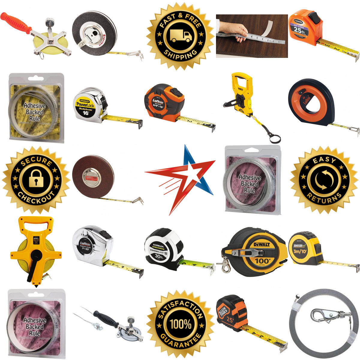 Millions of Products A selection of Tape Measures and Blades products on GoVets