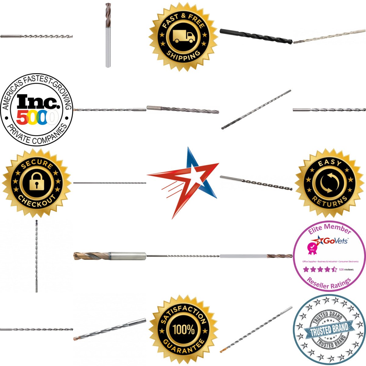 Millions of Products A selection of Extra Length Drill Bits products on GoVets