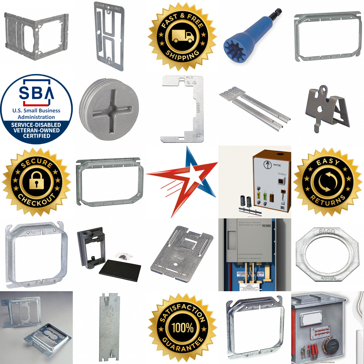 Millions of Products A selection of Electrical Box Accessories products on GoVets