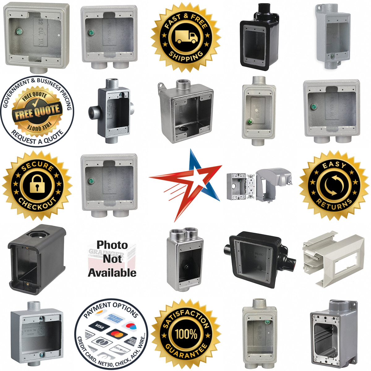 Millions of Products A selection of Weatherproof Boxes products on GoVets