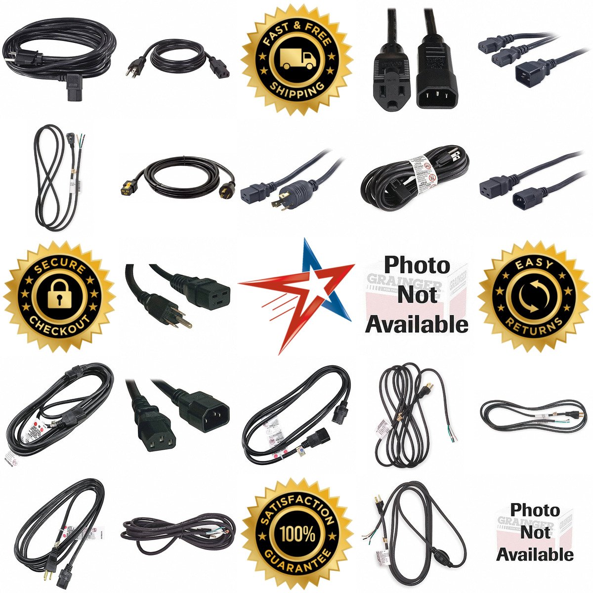 Millions of Products A selection of Power Supply Cords products on GoVets
