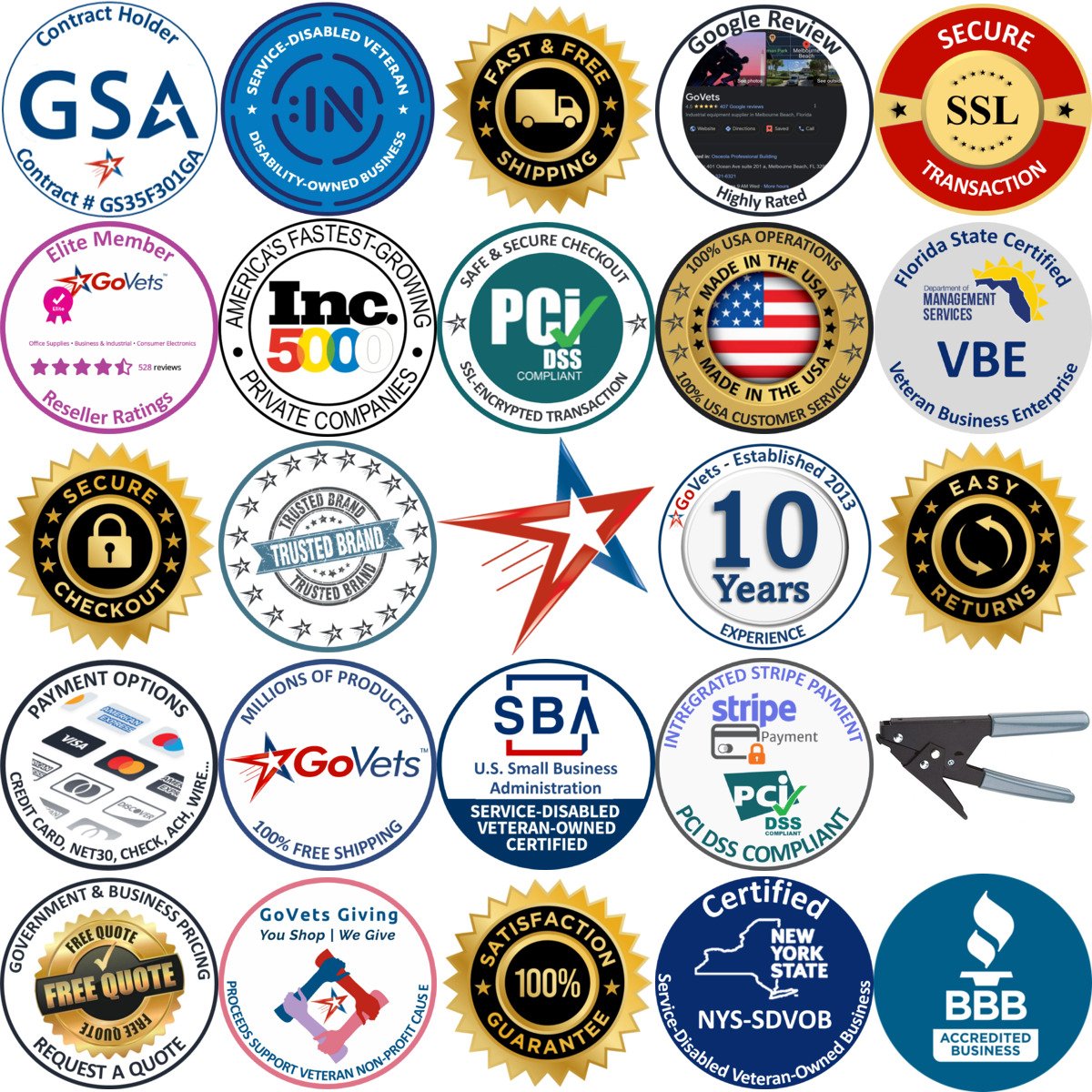 Millions of Products A selection of Wiss products on GoVets