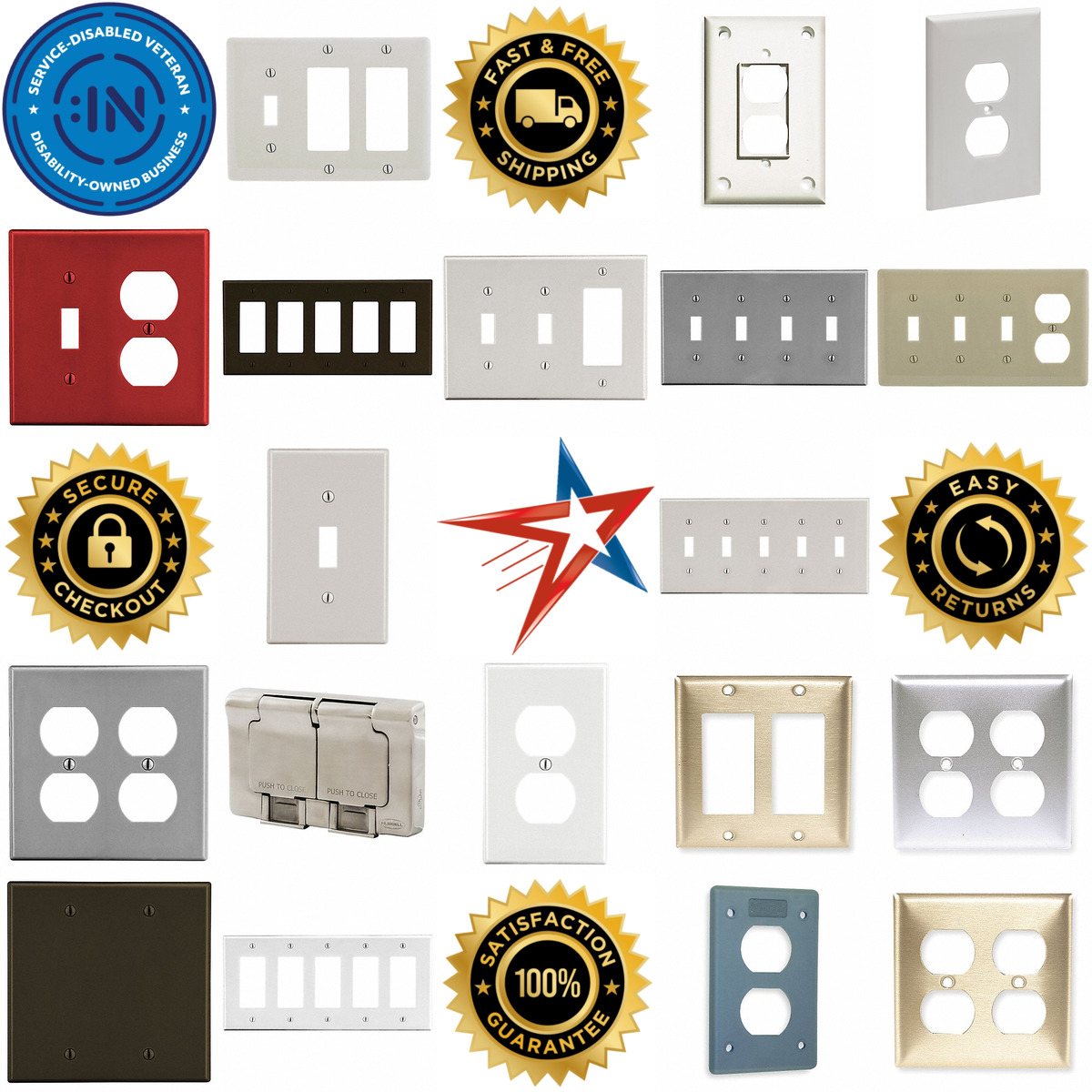 Millions of Products A selection of Electrical Wall Plates products on GoVets