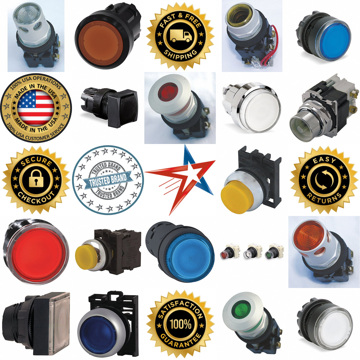 Millions of Products A selection of Illuminated Push Button Operators products on GoVets