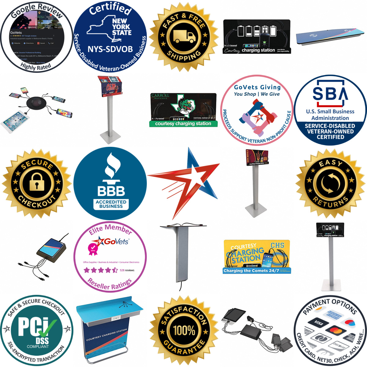 A selection of Device Charging Stations products on GoVets