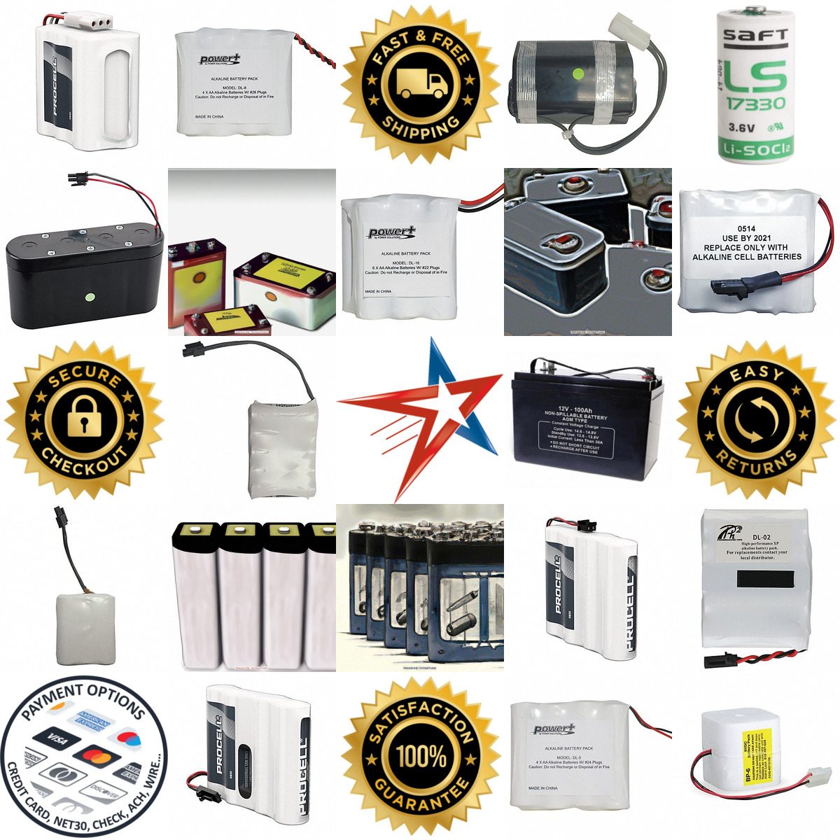 Millions of Products A selection of Disposable Battery Packs products on GoVets